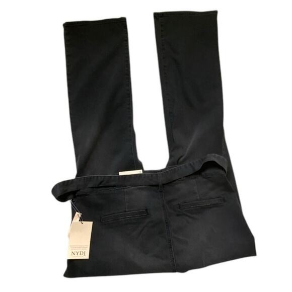 NYDJ Marilyn Straight Denim Jeans Womens 16 Belted High Rise Faded Casual NWT - Picture 8 of 12